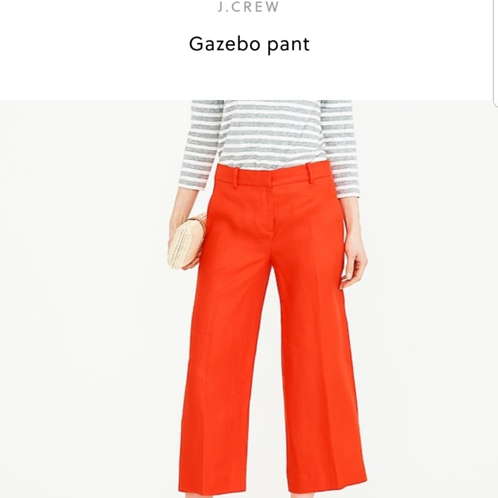 NWT J.Crew Gazeebo pants size 2